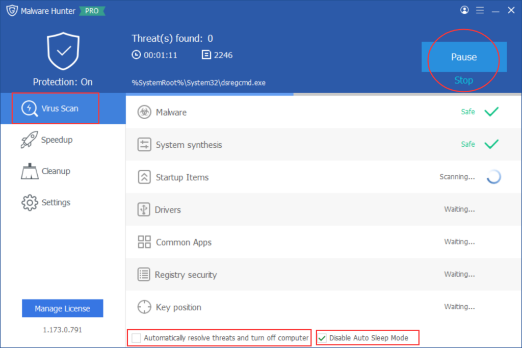 A powerful anti-malware software for comprehensive threat detection.