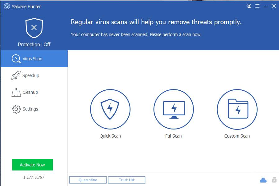 Check for Malware or Viruses