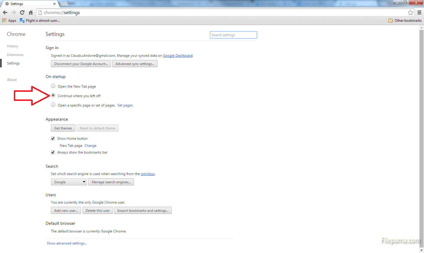 Google Chrome 3