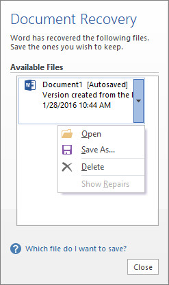 document-recovery