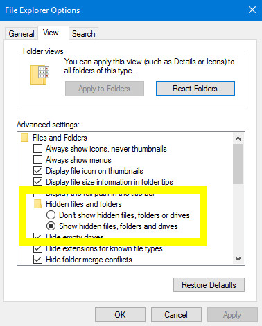 hidden-files-and-folders