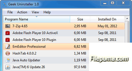 GeekUninstaller is a software tool for efficient program removal on Windows systems.