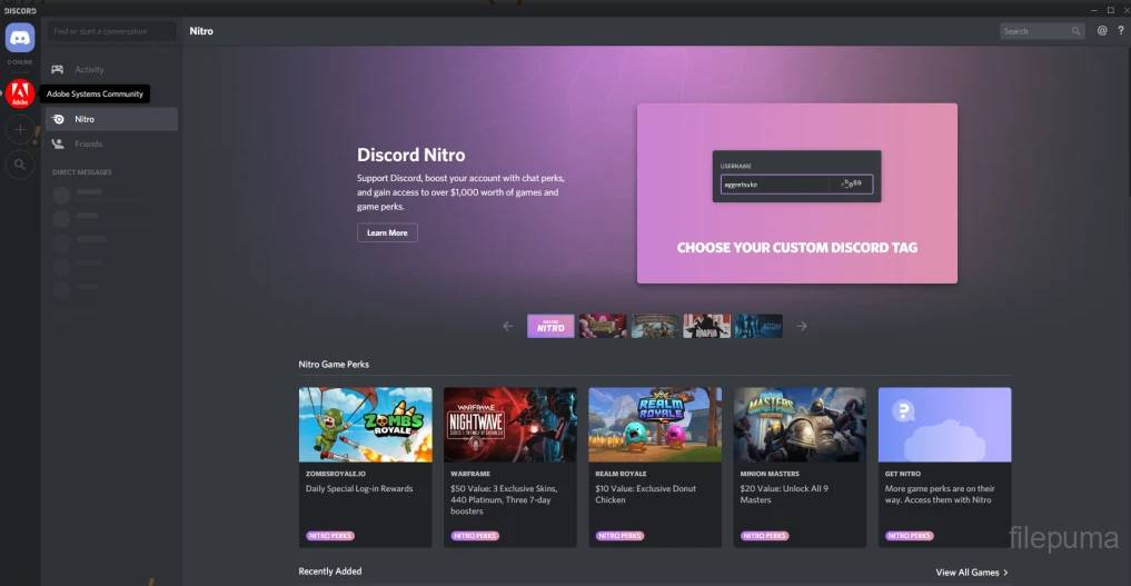 Discord: A versatile communication platform for communities, offering voice, video, and text chat features, fostering connections in diverse online spaces.