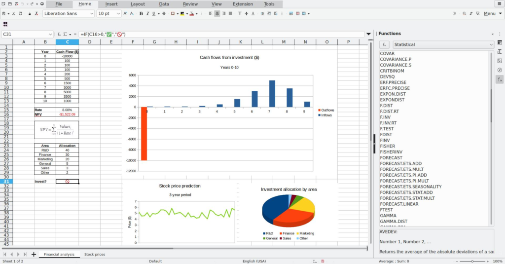 LibreOffice is a free and open-source office productivity software suite.
